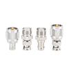 4 Pcs UHF To BNC Nickel Plated Copper Connector Adapter 50 Ohm for Antenna Radio WiFi Wireless LAN