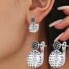 Black and White Design Jewelry Drop Earrings