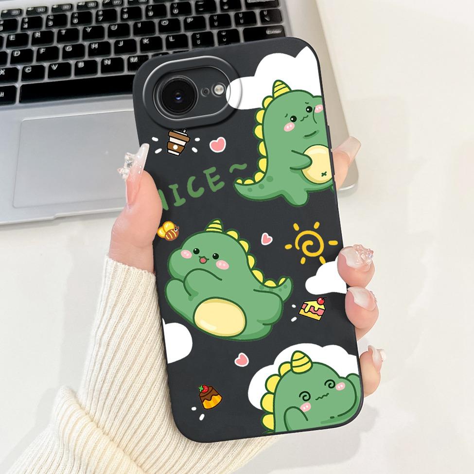 Чехол For iPhone 16e A3212 A3409 A3410 A3408 Задняя крышка For iPhone 16e Чехол Силикон Мода Роскошный Милый Мультяшный Крутой Мальчики Девочки