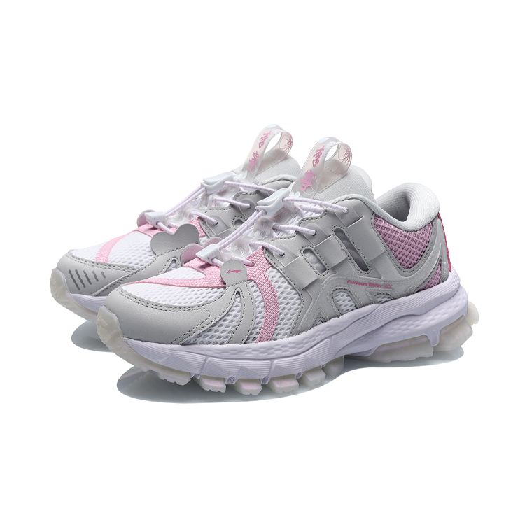 Li Ning Youth Children Lijun амортизирующие нескользящие износостойкие легкие отскакивающие детские кроссовки YKCR068-2