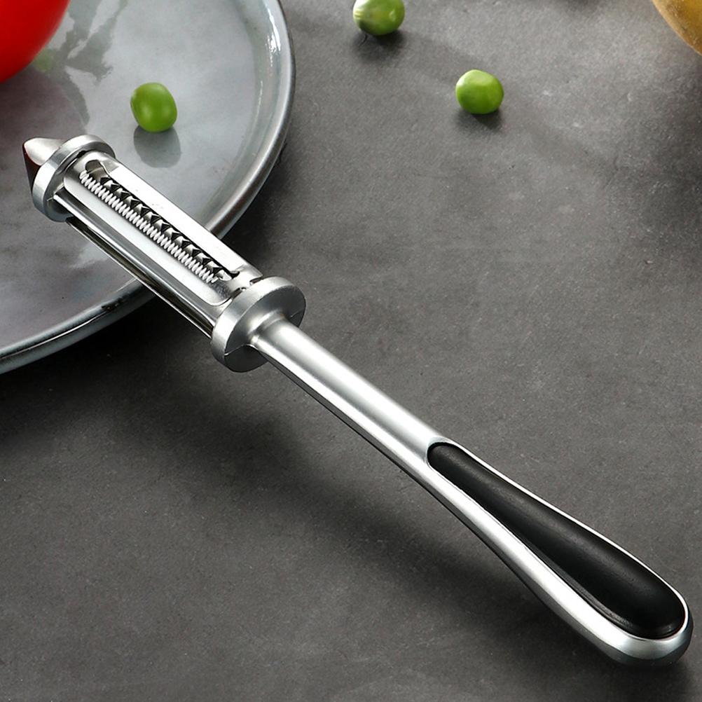 Овощечистка и терка 2-в-1 Серебристая