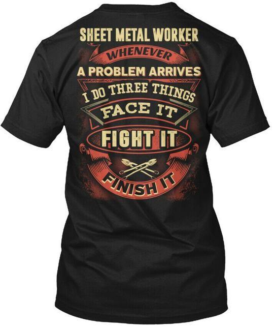 Must-have Awesome Sheet metals Worker T-Shirt Made in the USA Size S to 5XL
