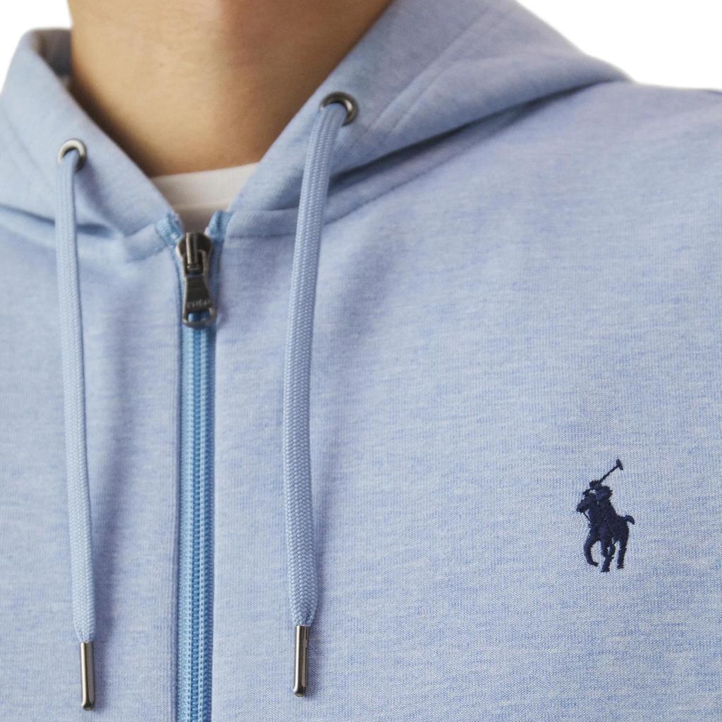 Polo Ralph Lauren Двусторонняя вязаная толстовка с капюшоном, карманом-кенгуру и вышитым логотипом, кардиган, свитшот, мужской, синий, 710883329-041