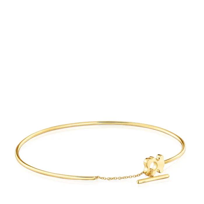 [TOUS] 18K Gold I-Bear SRAIVE Bracelet 1004151970