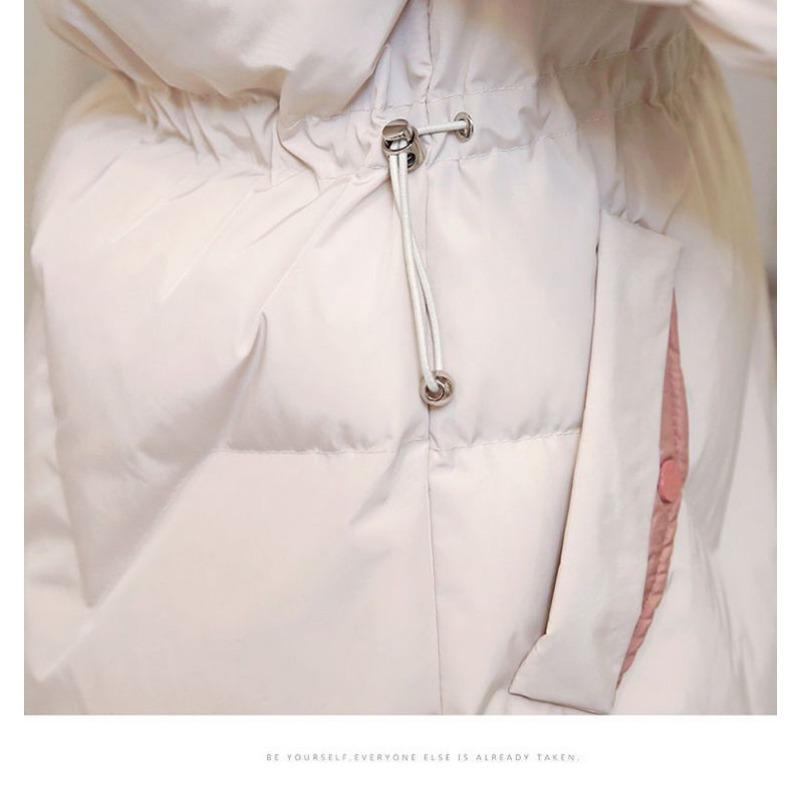 Женская длинная куртка из хлопка с подкладкой из хлопка длиной до колена, новая корейская версия, куртка с зауженной талией для похудения и утолщения, зимняя куртка из хлопка