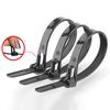 100 Pcs Reusable Zip Tie Wrap Strap Plastic Ties Wire Nylon Cable Ties May Loose Slipknot Tie