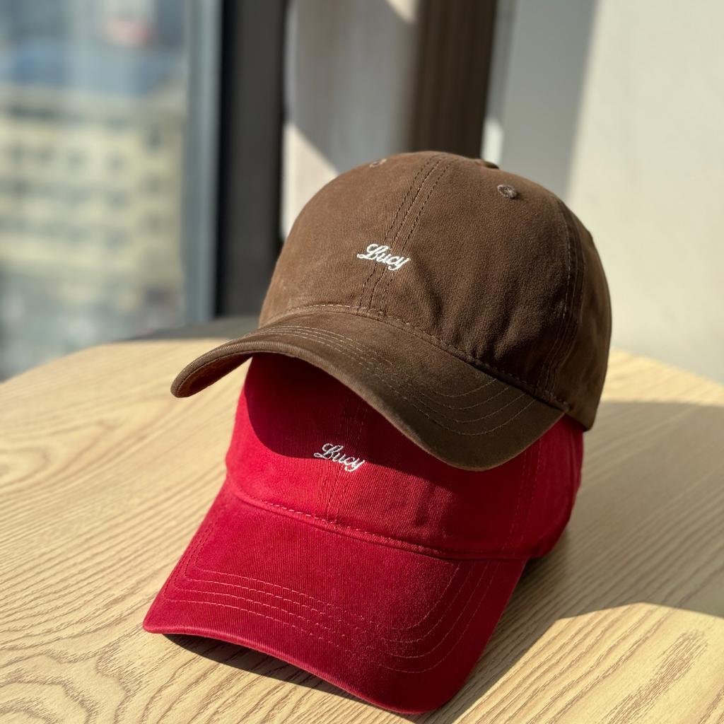 Korean-style small letter embroidered soft-top hat for women2026New baseball cap for men, makes the face look smaller, casual and versatile