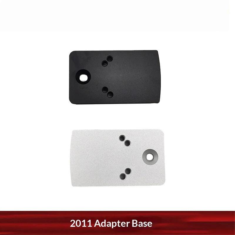 2011 CNC Металлическая База Адаптера Совместимая с RMR Монтажная Пластина Точно Обработанный Металлический Аксессуар Для Модели Игрушки Модификации Внешней Игры