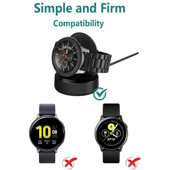 Station de Chargement pour Samsung Watch 42mm 46mm Chargeur pour Samsung Watch 46mm 42mm