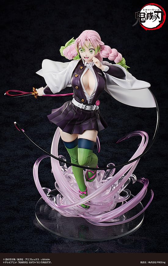 Demon Kimetsu No Yaiba Mitsuri Kanroji Deluxe Edition Scale Plastic Painted Complete Figure Slayer 1/4