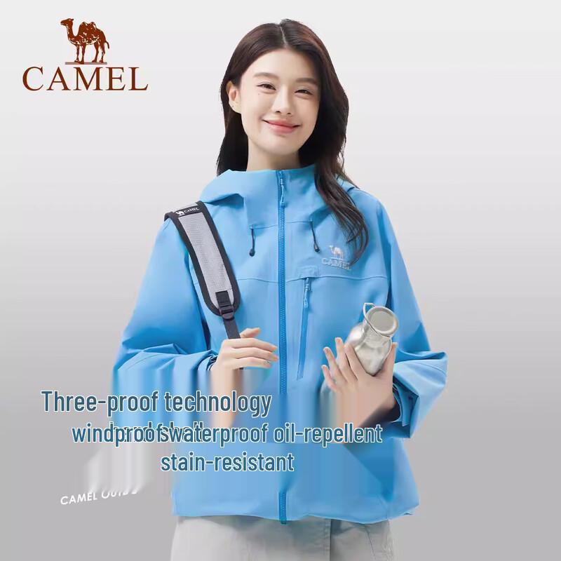 Camel Унисекс жесткая outdoor куртка