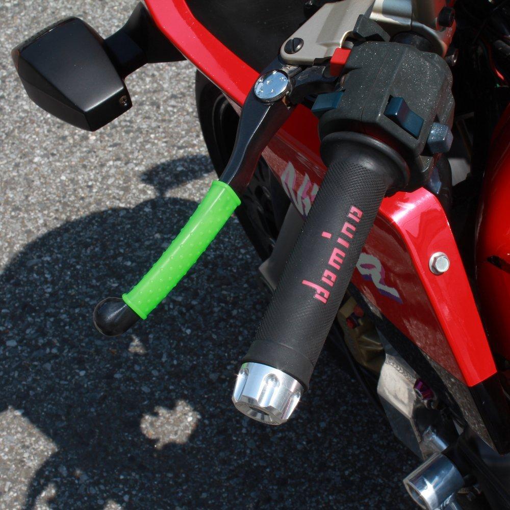 Рукоятка рычага мотоцикла Yamashiro (Силиконовая резина) Синий YK-012