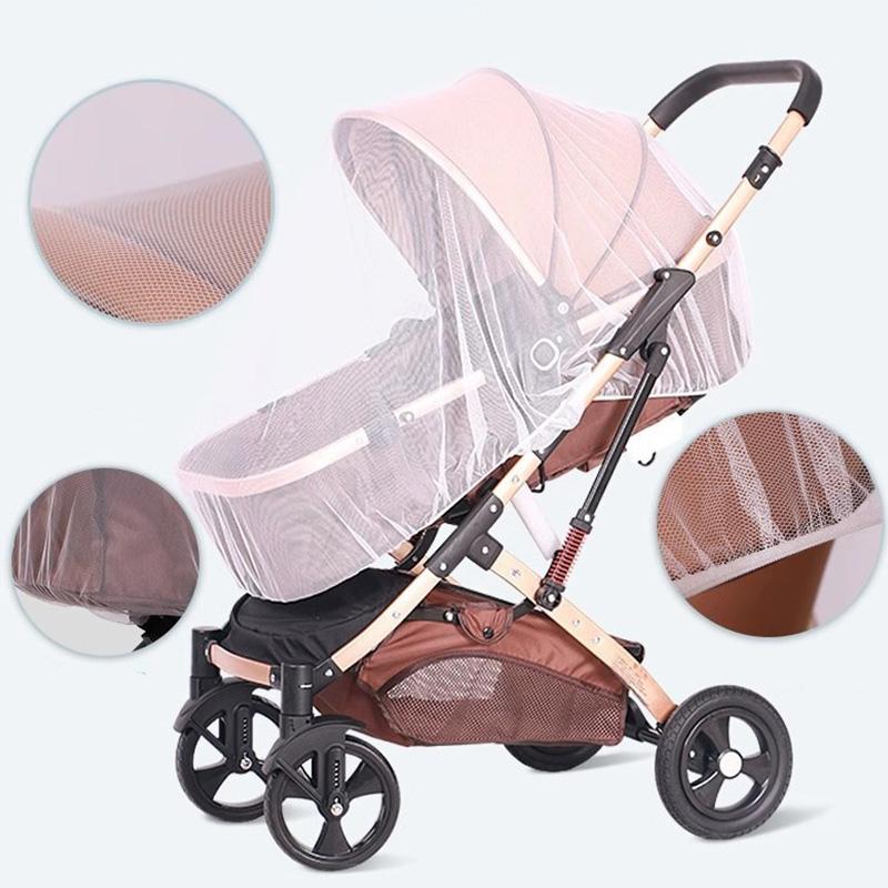 1 шт. Чехол для детской коляски, москитная сетка большого размера, сетка от комаров, защита от мух, полное покрытие для детской коляски, защита от пыли