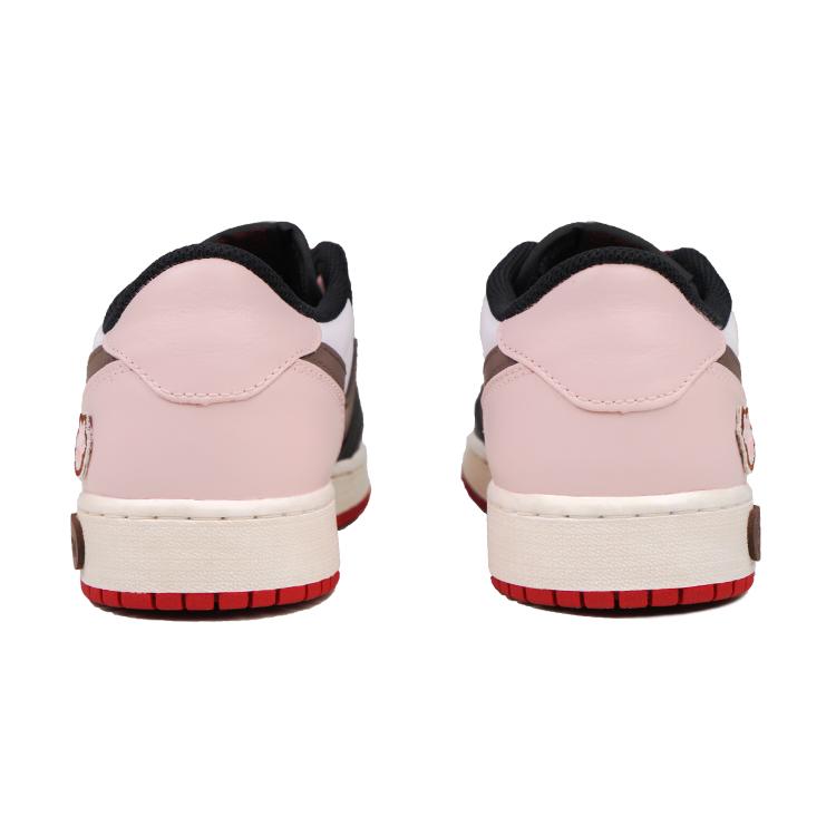 Jordan Air Jordan 1 RISK Низкие Винтажные Баскетбольные Кроссовки GS Розово-Коричневые CZ0858-106(Team27-S-BOX)