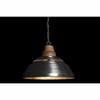 Pendant Light - Iron and Mango Wood - 50W - 43x43x31 Cm
