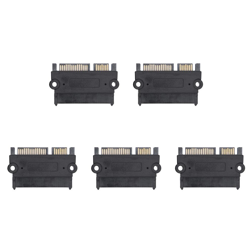 1-5 шт. Конвертер питания и данных SATA Male на Female 22Pin 7+15 Male на Female Прямая головка Адаптер SATA на SATA
