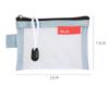 Transparent Nylon Mesh Pencil Pouch Toiletry Carry Pouch Portable Organizer Sticker Tape Accessories