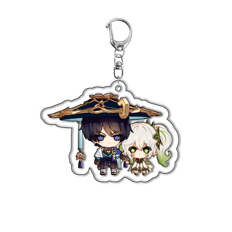 Оригинальный акриловый брелок God Traveler Wanderer Klee Skirmisher Bag Подвеска Двусторонняя прослойка