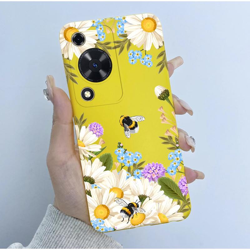 Чехол для телефона Huawei Nova Y72 Чехлы 6,75" Милый Чехол-Панда Астронавт Для Huawei Enjoy 70 NovaY72 MGA-LX3 Мягкий Силиконовый Корпус