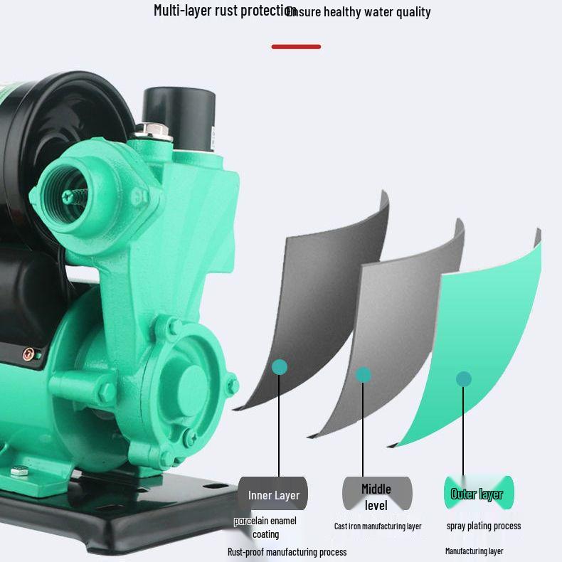 Бытовой автоматический насос-повыситель 220 В для систем скважинной и водопроводной воды