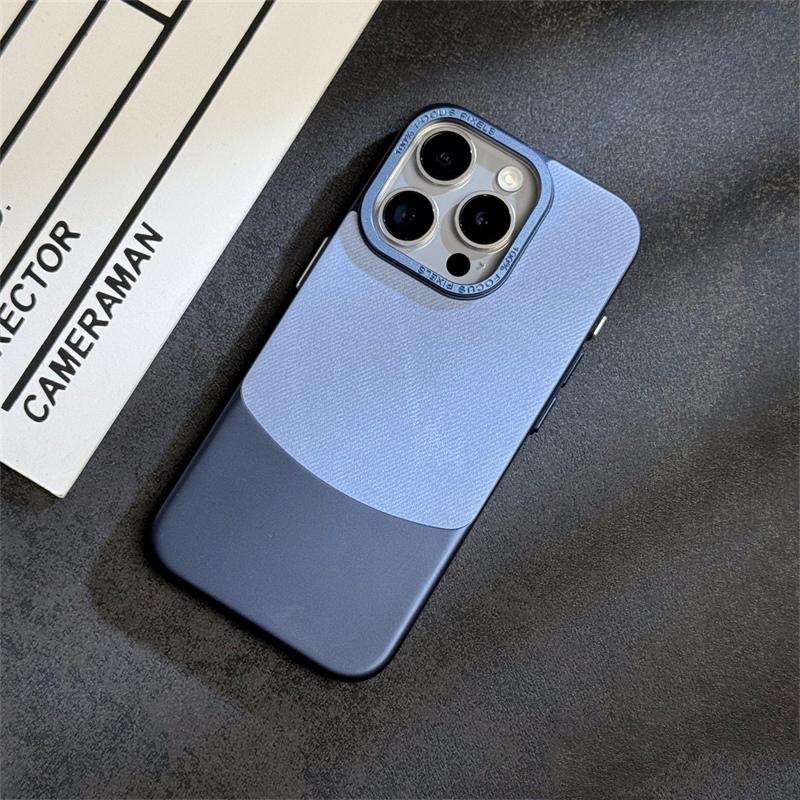 Гибридный фланелевый + жесткий чехол из поликарбоната для iPhone 15 14 13pro 12 14pro 15 Pro Max с металлической защитой линз, матовый противоударный чехол