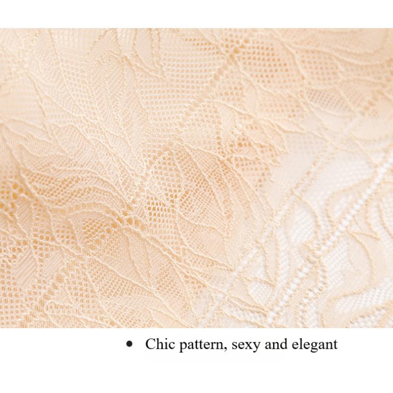 1 Pc Low Waist Sexy Lace Triangle Briefs Silky Smooth and High Elasticity Silk Home Underwear Briefs