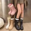 Lady Rain Boots Fashion Non-slip Soft Comfort Waterproof Rain Boots Women Outdoor Hiking School Rainy Days On Foot Camping