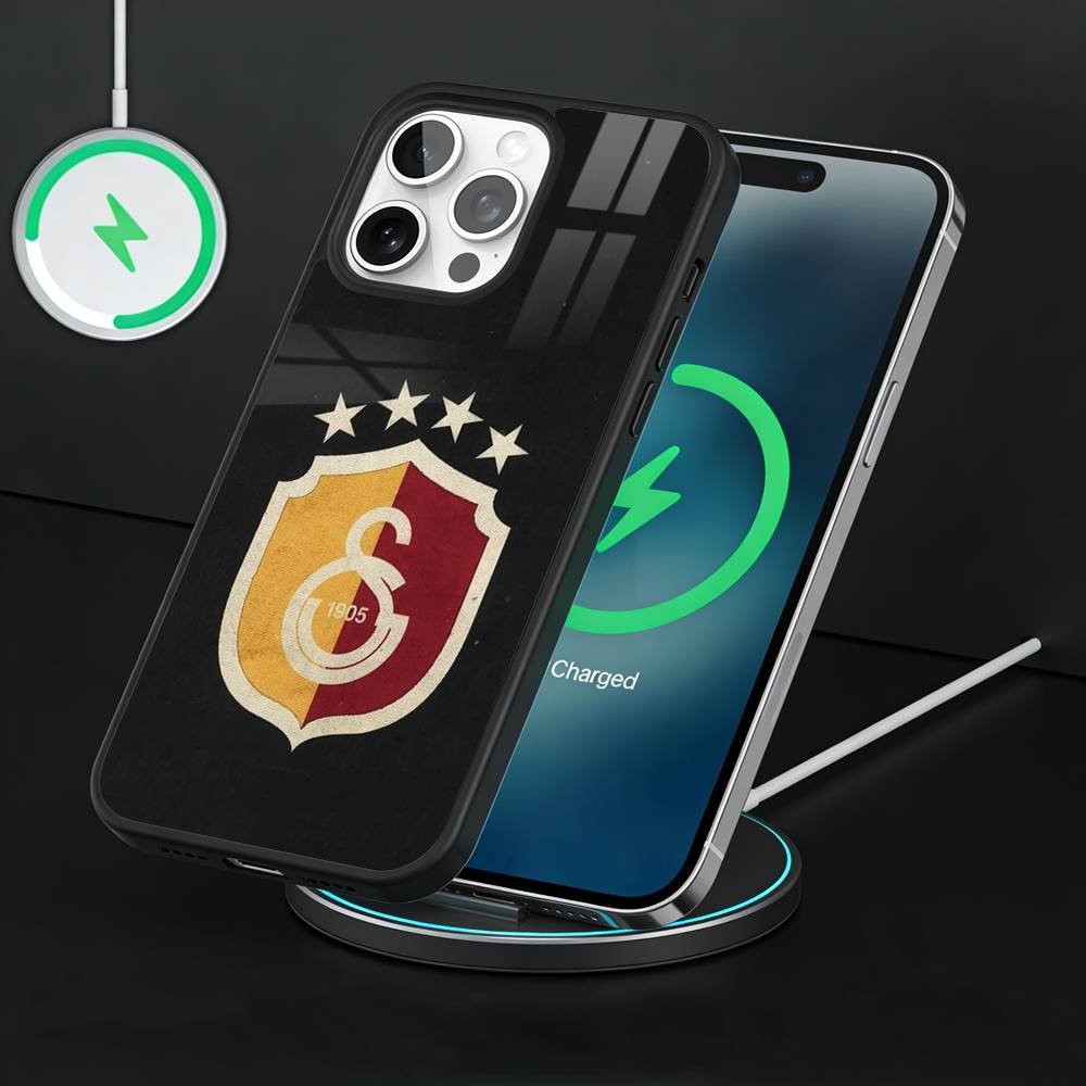Чехол для телефона с логотипом G-GalatasarayS 1905s Для iPhone 17, 16, 15, 14, 13 Plus, Pro Max Магнитный Для Magsafe Беспроводная зарядка