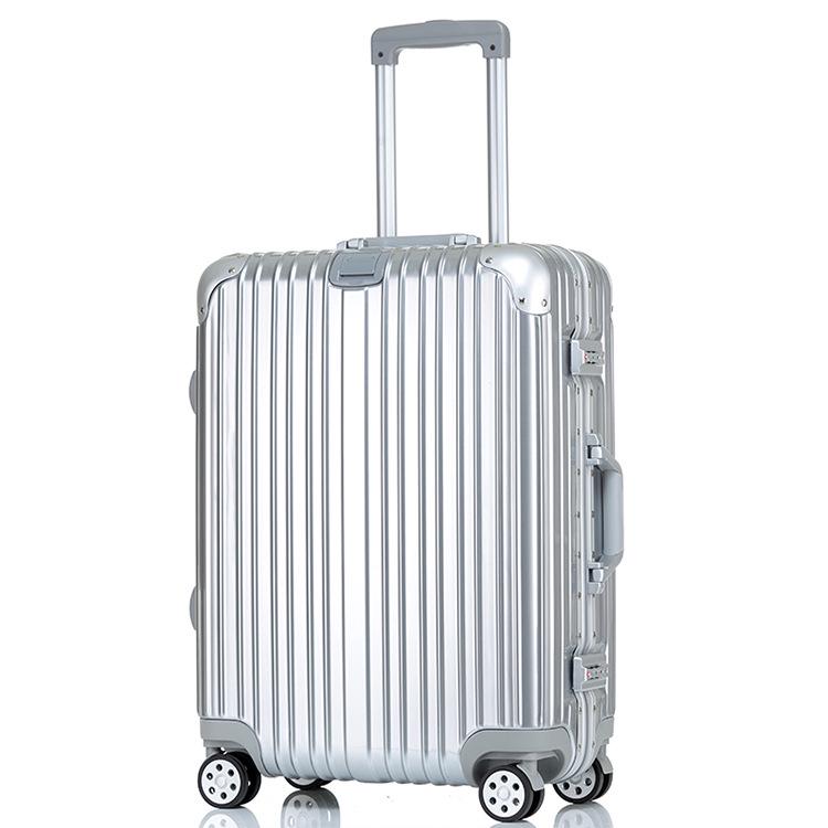 Ultralight Aluminum Frame Trolley: 20-Inch Carry-On & 24/26/29-Inch Large Capacity Travel Suitcases