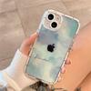 Cute Watercolor Flowers Phone Case For iPhone 11 12 13 Pro Max XS Max X 14 15 Pro MAX Luminous Hard Shockproof Bumper Back Cover