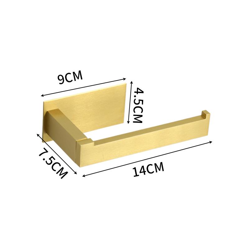 Перфорированная матовая золотая вешалка для полотенец, держатель и крючок из нержавеющей стали, аксессуары для ванной комнаты, черная вешалка для полотенец, комплект фурнитуры для ванной