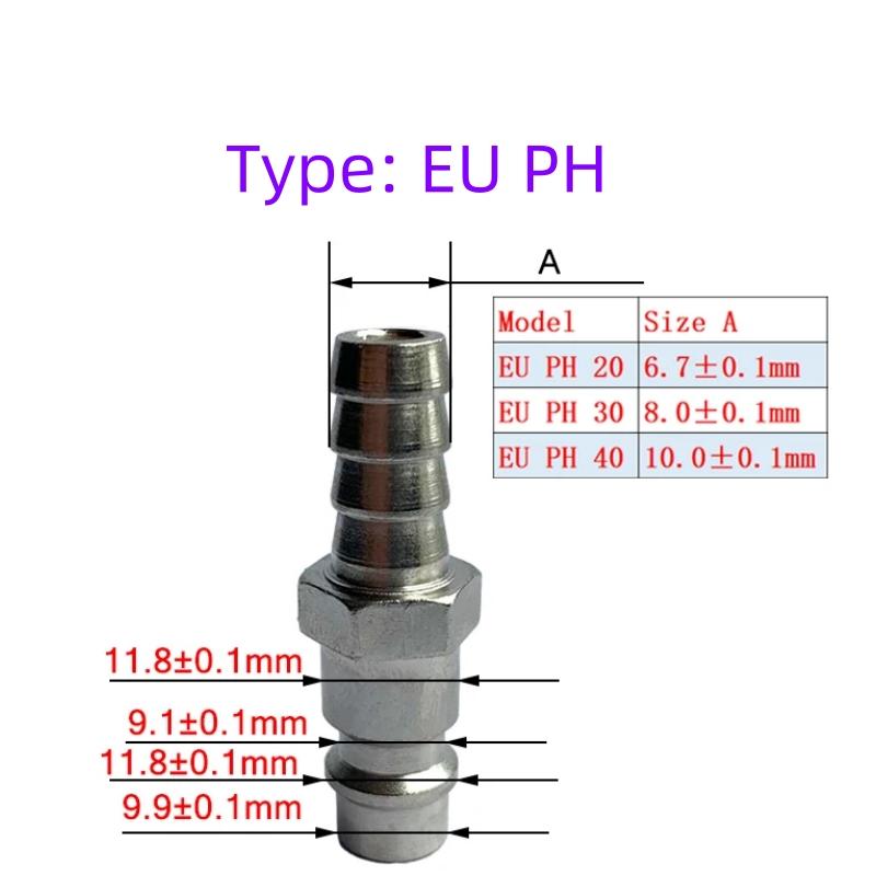3-in-1 Quick Release Pneumatic Connector Rapidities for Air Hose Fittings Coupling Compressor Accessories European Standard