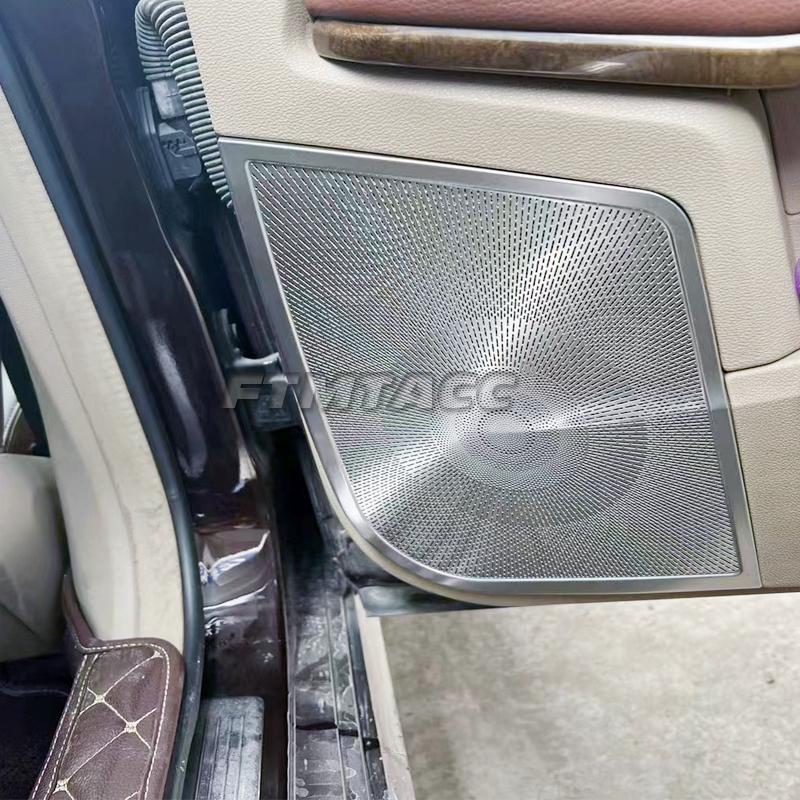 For Mercedes Benz E Class W212 2009-2015 Car Accessories Door Loudspeaker Window Triangle Tweeter Audio Speaker Cover Trim Frame