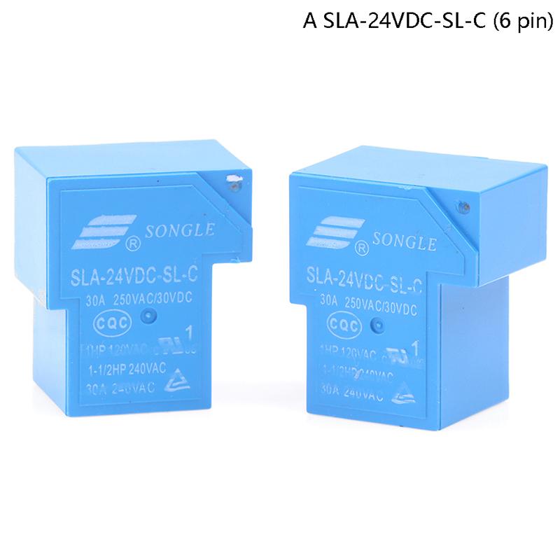 2 шт./лот 4/5/6-контактное силовое реле Sla-5Vdc-Sl-C Sla-12Vdc-Sl-C Sla-24Vdc-Sl-C