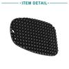 ACROPIX Motorcycle Kickstand Support Plate Pad Universal Black 2pcs