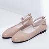 Модные весенние женские туфли на плоской подошве, повседневные, элегантные, красные, розовые, белые, мокасины, обувь для девочек, с ремешками на щиколотке, повседневные, танцевальные туфли для женщин