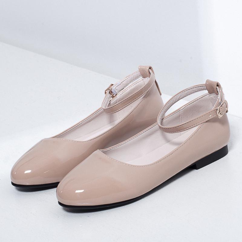 Модные весенние женские туфли на плоской подошве, повседневные, элегантные, красные, розовые, белые, мокасины, обувь для девочек, с ремешками на щиколотке, повседневные, танцевальные туфли для женщин