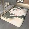 anime K-Kamisama Kiss Floor Mat Soft Flannel Entrance Door Mat Non Slip Absorbent Bathroom Bedroom Floor Rug