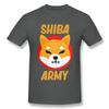 Футболка с изображением криптовалюты Shiba Inu Token Crypto Shib Army Hodler Coin, забавная футболка, мужская одежда, свободные топы унисекс