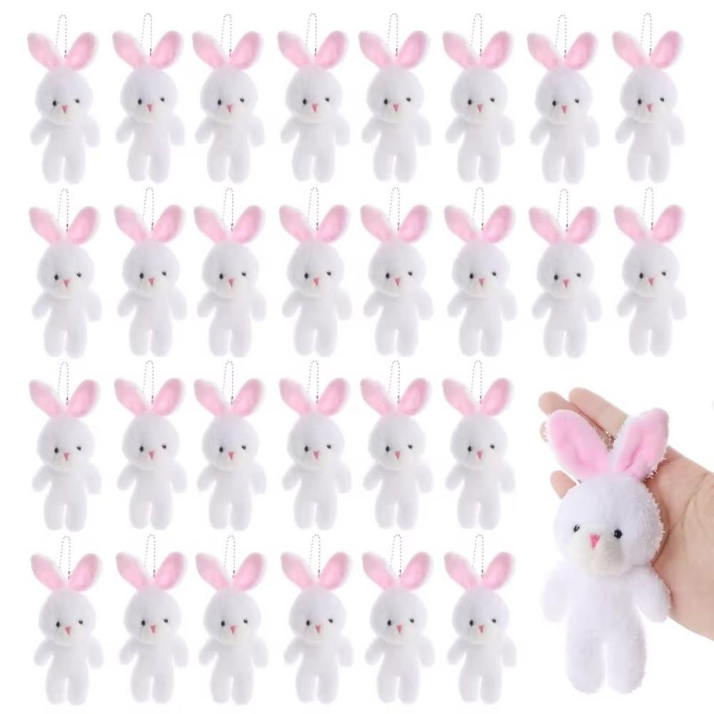 1/2Pcs Bouquet Accessories Bunny Plush Dolls Rabbit Easter Basket Fillers Bag Pendant  Kids Birthday