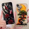 Black Cover For Asus ZenFone Live L2 Case ZA550KL Cute Cat Fashion Butterfly Funny 2D Painted Casing For Asus ZenFone L2 Live