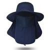 Fisherman's Hat Men's Sunshade Hat Summer Outdoor Quick-drying Sunscreen Hat Fishing Breathable Sun Hat Mask Cap