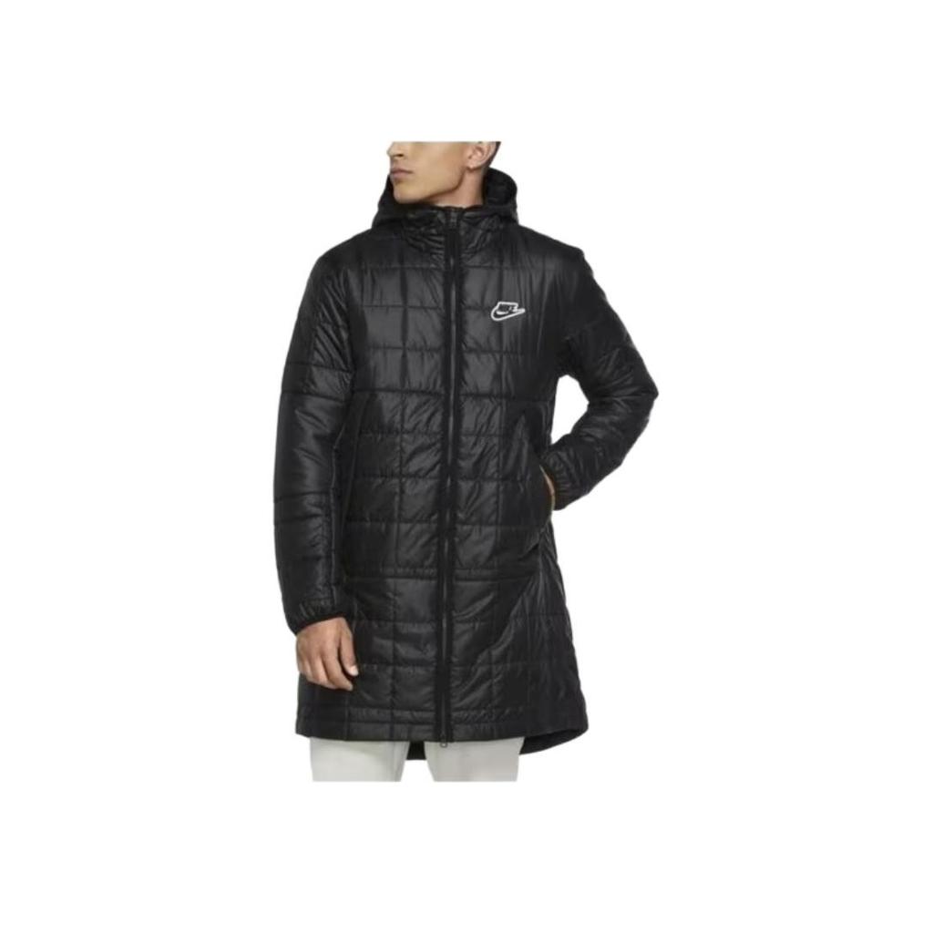 Nike Мужская куртка-толстовка на молнии с капюшоном и логотипом Черная DV2933-010