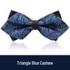 Men's Burgundy & Black Bow Tie for Weddings - British Korean Style