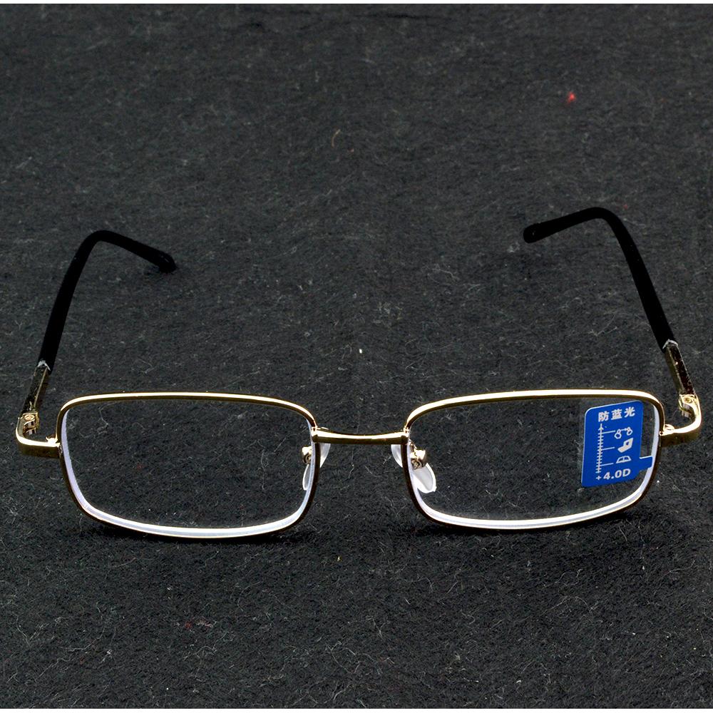 Clara Vida Gold Gentlemen Business Full Rim Progressive Reading Glasses +1 +1.5 +2 +2.5 +3 +3.5 +4