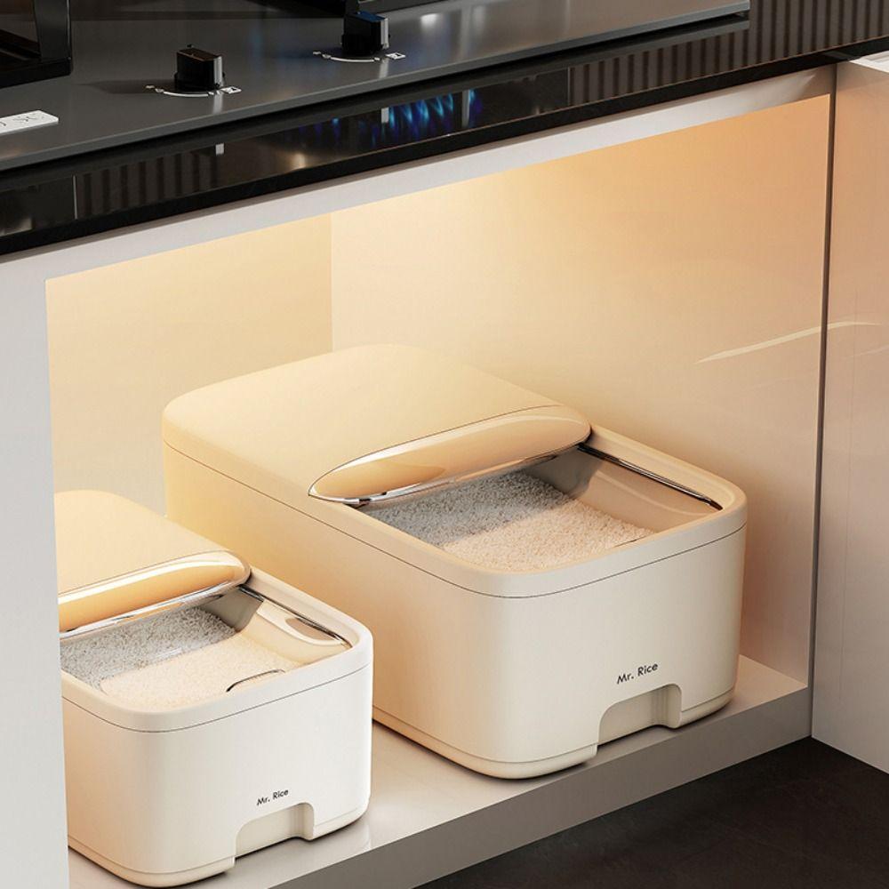 Запечатанная банка с защитой от насекомых, большой емкости, контейнер для зерна, кухонный ящик для хранения риса