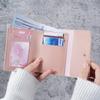 Женские минималистичные короткие кошельки, симпатичные кошельки для женщин, маленькие застежки-молнии, держатель для кредитных карт для девочек, многофункциональный кошелек из искусственной кожи