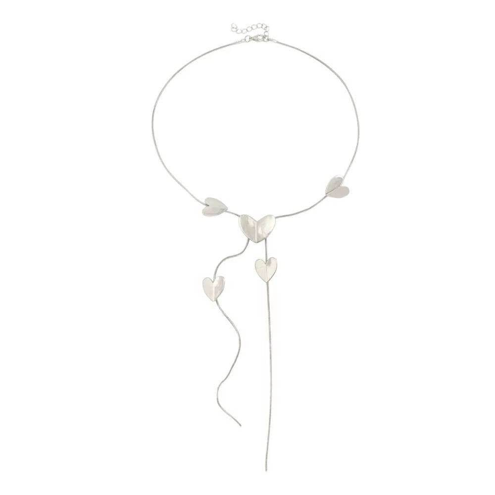Metal Sequin Tassel Necklace Fashion Long Pendant Necklace Geometric Necklace  Party Celebrations
