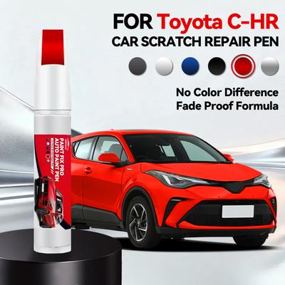 Для Toyota C-HR Автомобильный ремонтный маркер для краски Подкраска Удаление царапин Сделай сам Автоаксессуары Черный Белый Синий Красный Серебристый Зеленый Серый Желтый