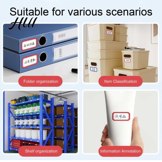 Removable Adhesive Labels 500 Pcs Label Stickers, Color Coding Self-Adhesive Name Tags, Waterproof File Classification for Handwriting Folders, Price
